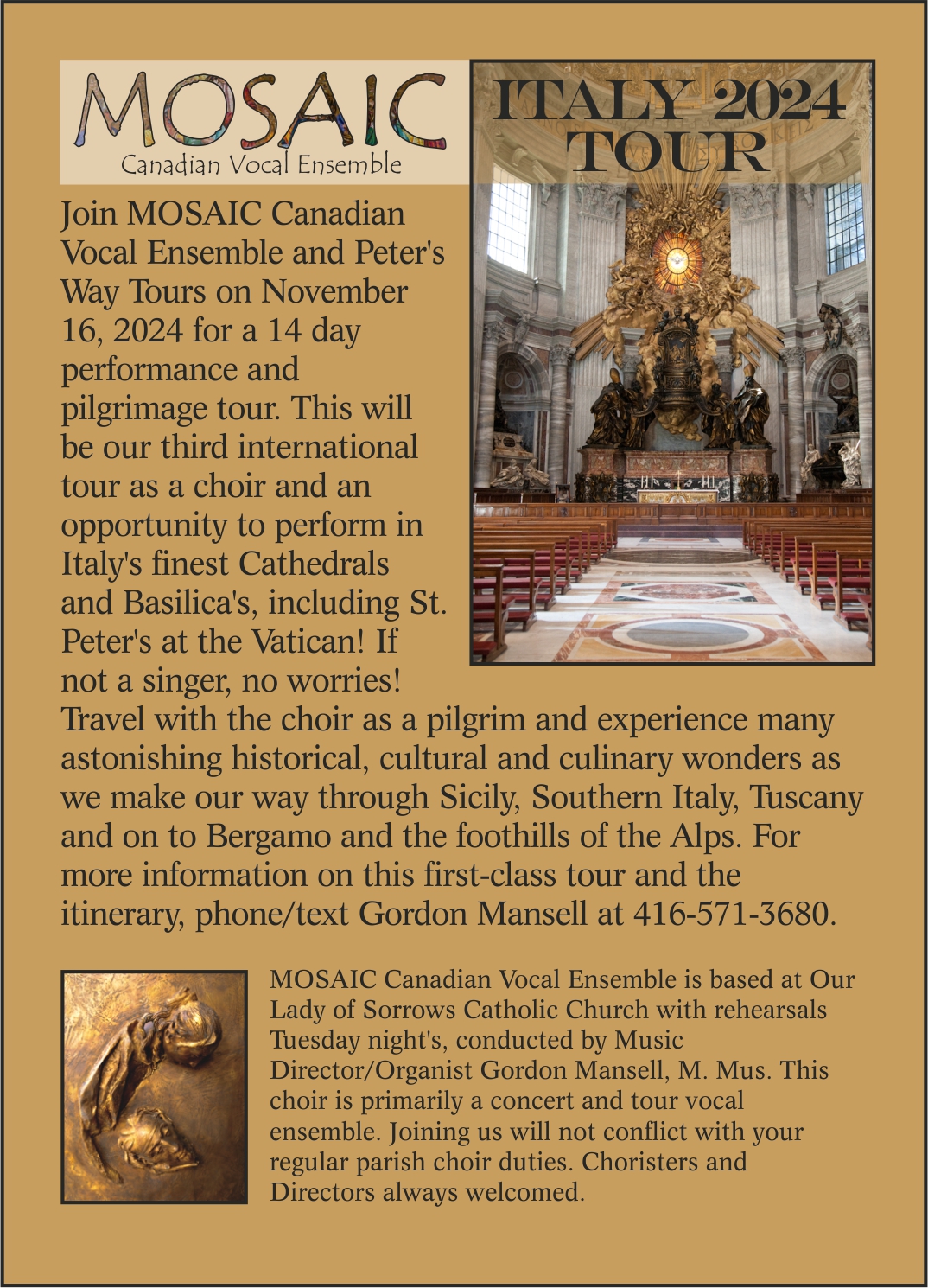 Mosaic Italy Tour Web ad